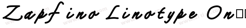Zapfino Linotype On字体转换